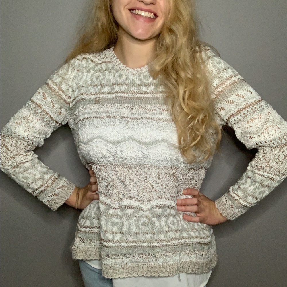 Dressbarn Patterned Layered Sweater - Picture 9 of 15